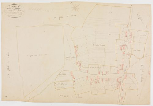 Chemin, section C, Chemin, feuille 1.géomètre : Billet