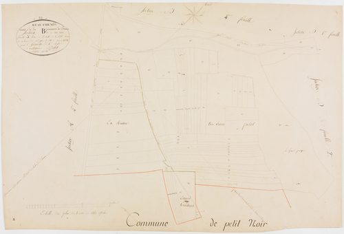 Chemin, section B, les Vieilles Terres, feuille 3.géomètre : Billet