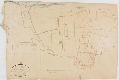 Chêne-Sec, section unique, feuille 3.géomètre : Paget