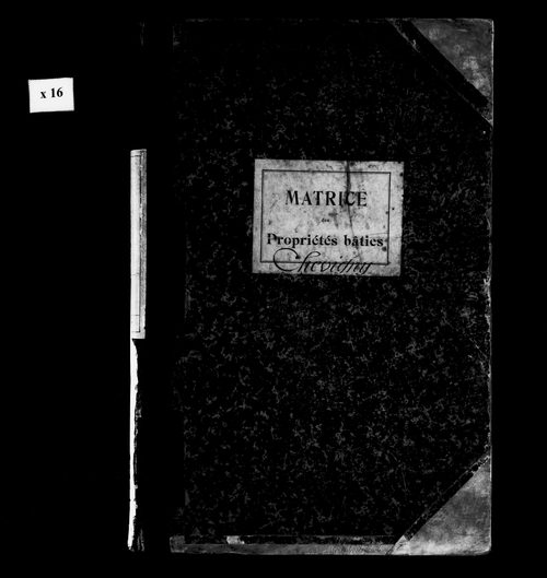 Matrice des propriétés bâties.