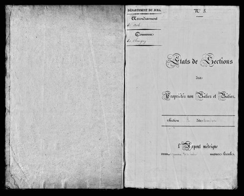 Etat de sections.