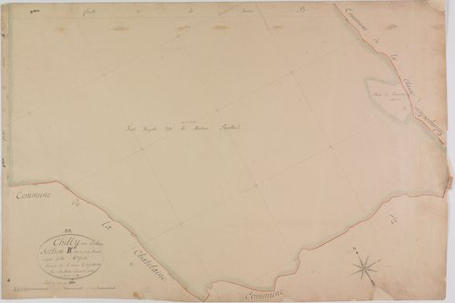 Chilly-sur-Salins, section B, la Combe Renard, feuille 4.