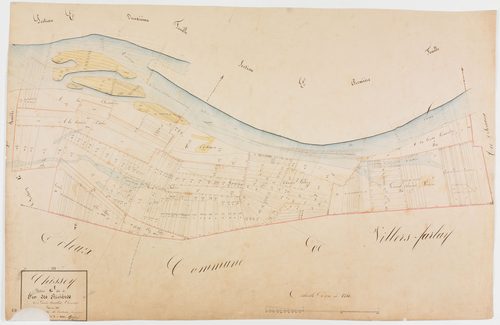 Chissey-sur-Loue, section G, la Fin des Rivières, feuille 1.géomètre : Guyon