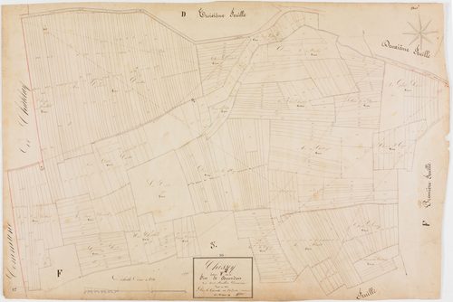 Chissey-sur-Loue, section F, Bourdon, feuille 2. géomètre : Guyon