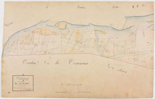 Chissey-sur-Loue, section G, la Fin des Rivières, feuille 2.géomètre : Guyon