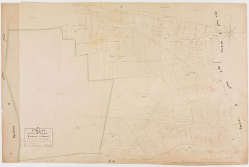 Chissey-sur-Loue, section B, les Arbues d'Amont, feuille 3.géomètre : Henry Duchesne