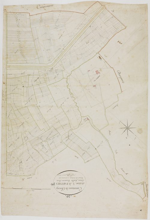 Choisey, Section A, Parthey, feuille 3.géomètre : C. F. Prost