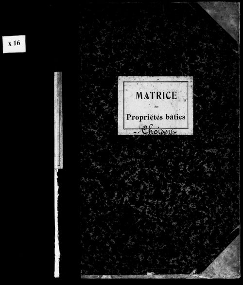 Matrice des propriété bâties.