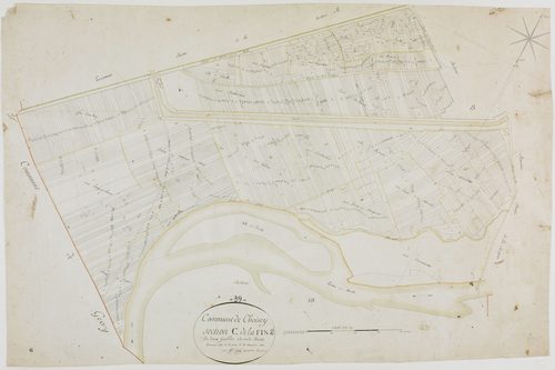 Choisey, section C, la Fin, feuille 2.géomètre : C. F. Prost