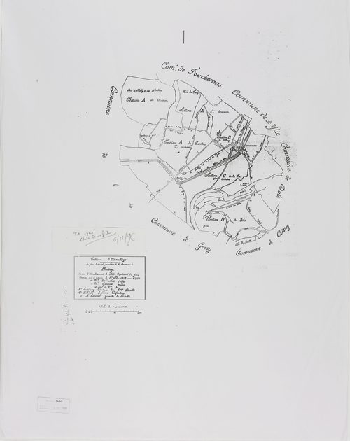 Choisey, tableau d'assemblage.géomètre : Savourot