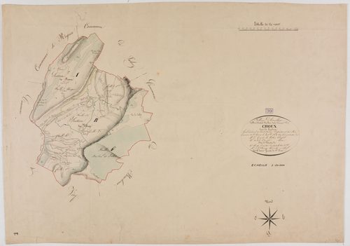 Choux, tableau d'assemblage.géomètre : Jannin