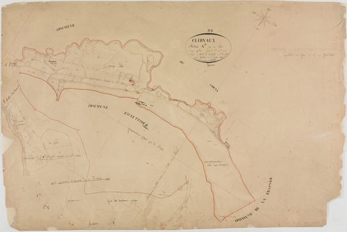 Clairvaux-les-Lacs, section A, la Ville, feuille 2.géomètre : Billet