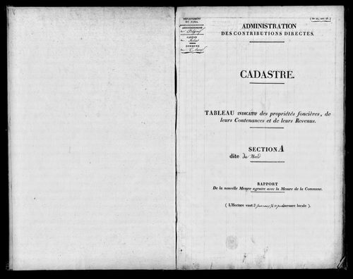 Etat de sections.