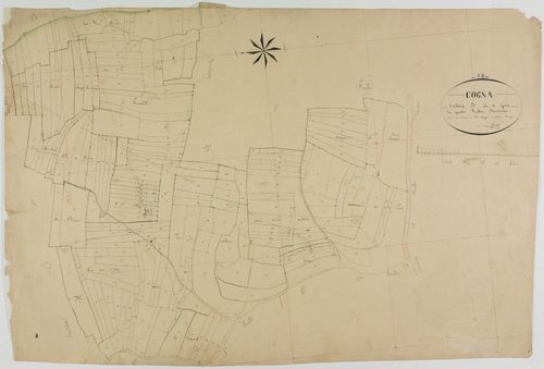 Cogna, section B, Gérin, feuille 2.géomètre : Grillot