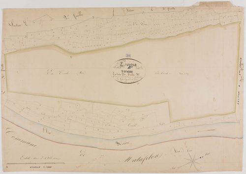 Coisia, section B, la Tombe, feuille 3.géomètre : Mathieu