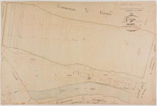Coisia, section D, la Prairie, feuille 3.géomètre : Laplace