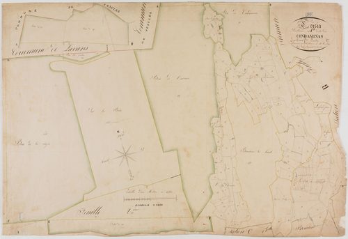Coisia, section A, Condaminas, feuille 1.géomètre : Laplace