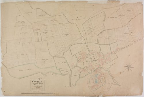 Colonne, section B, le Village, feuille 1.