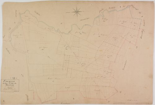 Colonne, section C, les Granges, feuille 1.