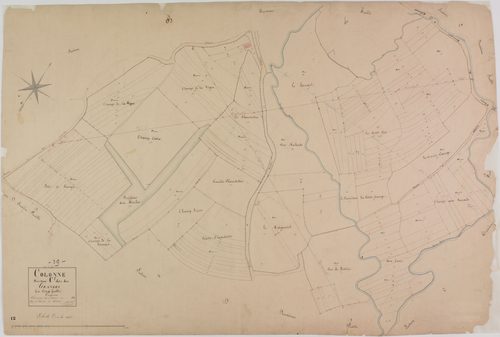 Colonne, section C, les Granges, feuille 5.