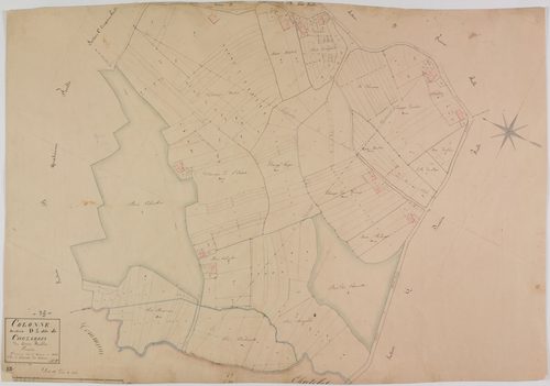 Colonne, section D, Chezabois, feuille 1.