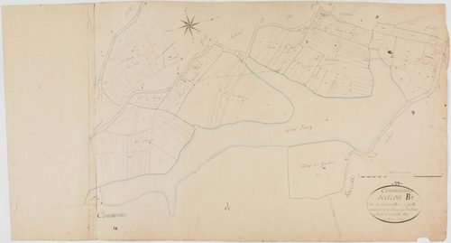Commenailles, section B, Commenailles, feuille 7.géomètre : Sauldubois