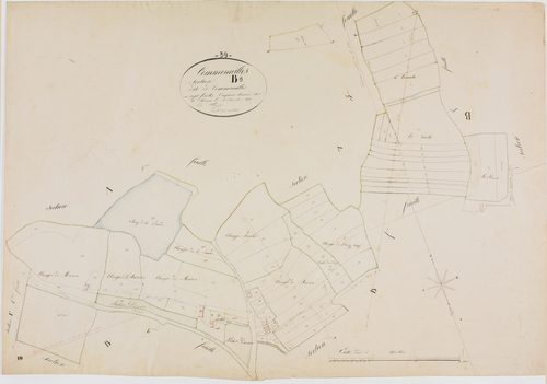 Commenailles, section B, Commenailles, feuille 5.géomètre : Olivier aîné