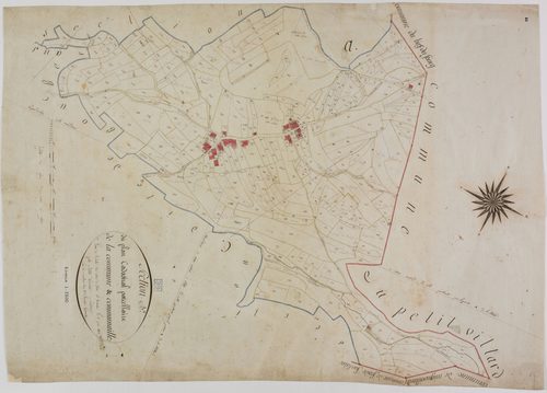 Communailles, section B, feuille unique.