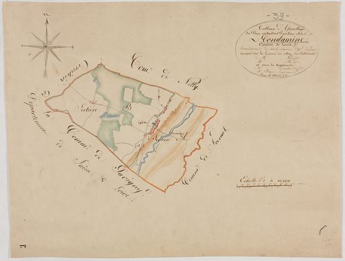 Condamine, tableau d'assemblage.géomètre : Etiévan