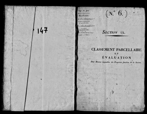 Etat de sections.