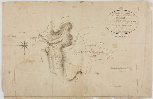 Conliège, tableau d'assemblage.géomètre : Rebour