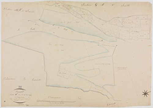 Cornod, section F, la Roche de l'Aigle, feuille 4.géomètre : Romand