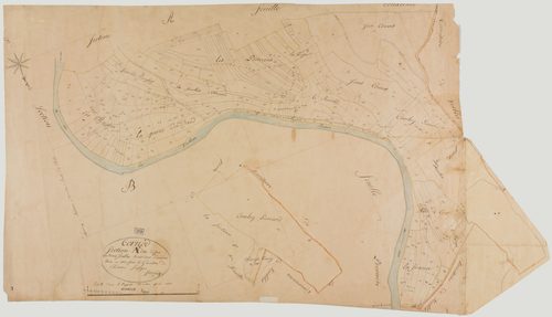Cornod, section A, le Saut, feuille 3.géomètre : Jannin