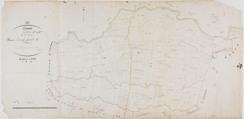 Cosges, section C, le Couvent, feuilles 1 et 2.géomètre : Grenot