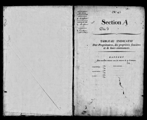 Etat de sections.