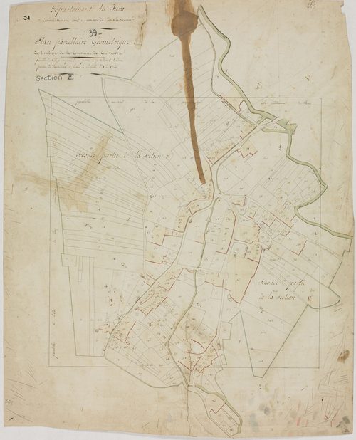 Courbouzon, sections C et D, feuille 2.géomètre : [Perrard ?]