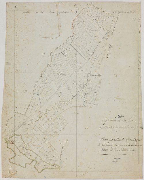 Courbouzon, section B, feuille unique.géomètre : [Perrard ?