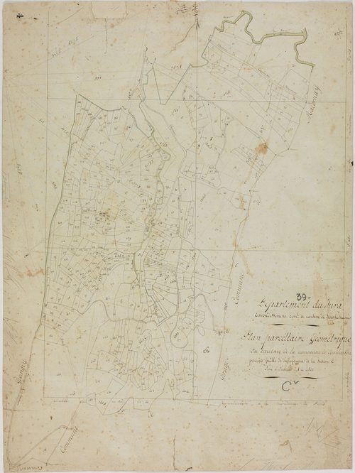 Courbouzon, section C, feuille 1.géomètre : [Perrard ?]