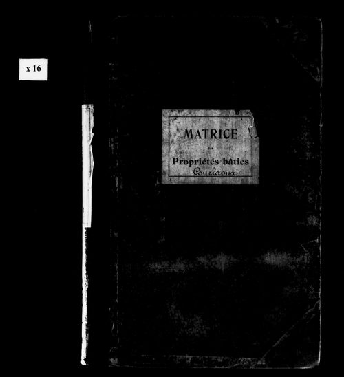 Matrice des propriétés bâties.