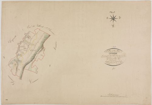 Coyrière, tableau d'assemblage.géomètre : Duchesne et Trésy