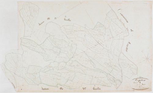 Coyron, section A, le Nord, feuille 2.géomètre : Olivier frères