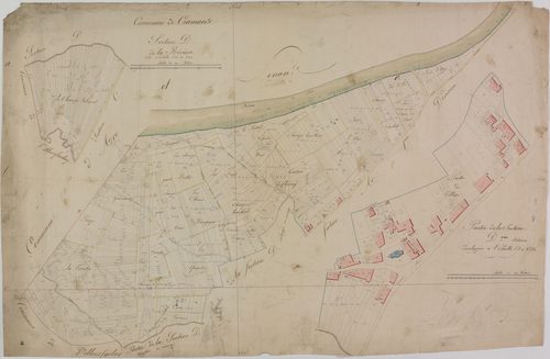 Cramans, section D, la Rivière, feuille 1.