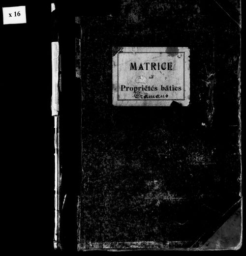 Matrice des propriétés bâties.