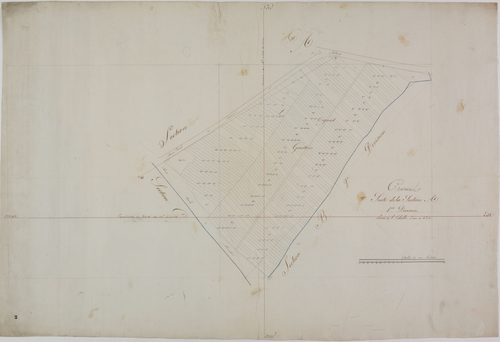 Cramans, section A, les Courbières, feuille 1 bis.
