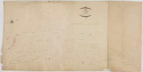 Cressia, section A, Chenaud, feuille 1.géomètre : Deniset