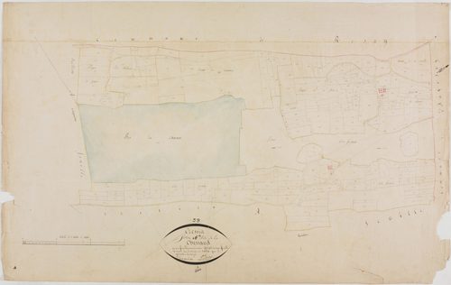 Cressia, section A, Chenaud, feuille 4.géomètre : Deniset