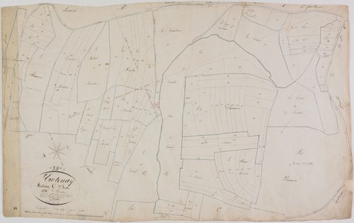 Crotenay, section C, le Moulin, feuille 2.