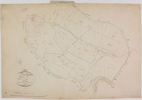 Crotenay, section C, le Moulin, feuille 4.