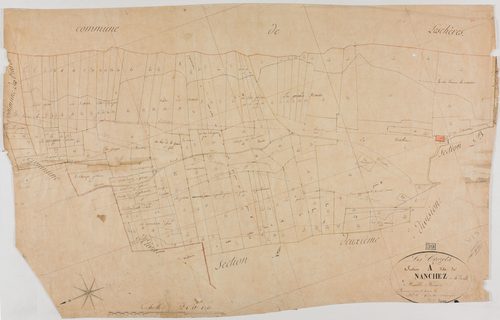 Crozets (Les), section A, Nanchez, feuille 1.géomètre : Morel