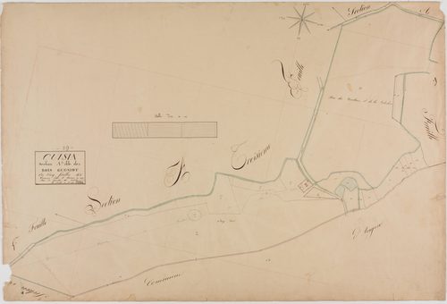 Cuisia, section A, le Bois Gugniot, feuille 4.géomètre : Guyon